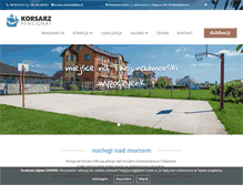 Tablet Screenshot of korsarz-pensjonat.pl